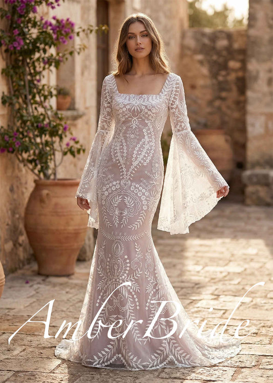 Wedding Dresses - AmberBride  tagged "Lace"