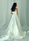 Shimmering Satin Wedding Gown with Sweetheart Neckline