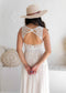 Rustic A Line Floral Wedding Dress with Flowy Chiffon Skirt