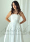 Modern Minimalist A-Line Satin Wedding Dress with Statement Bow