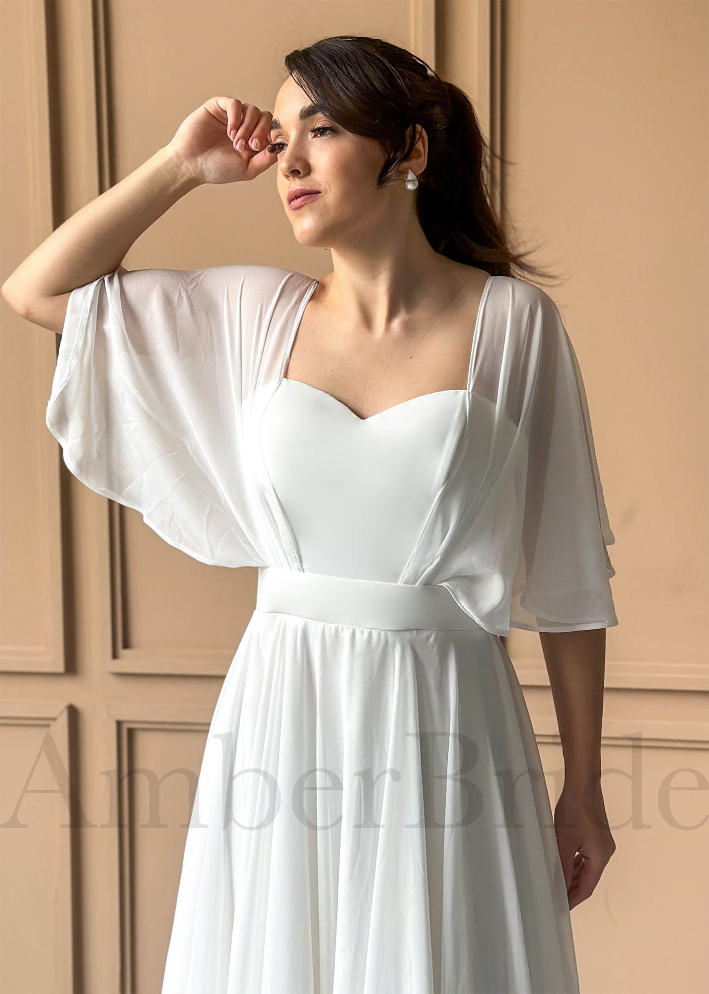 chinese dress ladies A-Line Destination Wedding Dress,Crisscross Open Back Wedding Dress,WD00956, US14 / Black