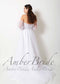 Floral A-Line Tulle Wedding Dress with Strapless Sweetheart Neckline